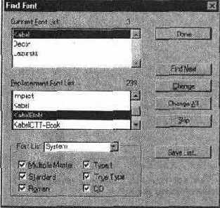   Find Font ( )