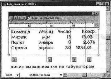  Tab Ruler ( )